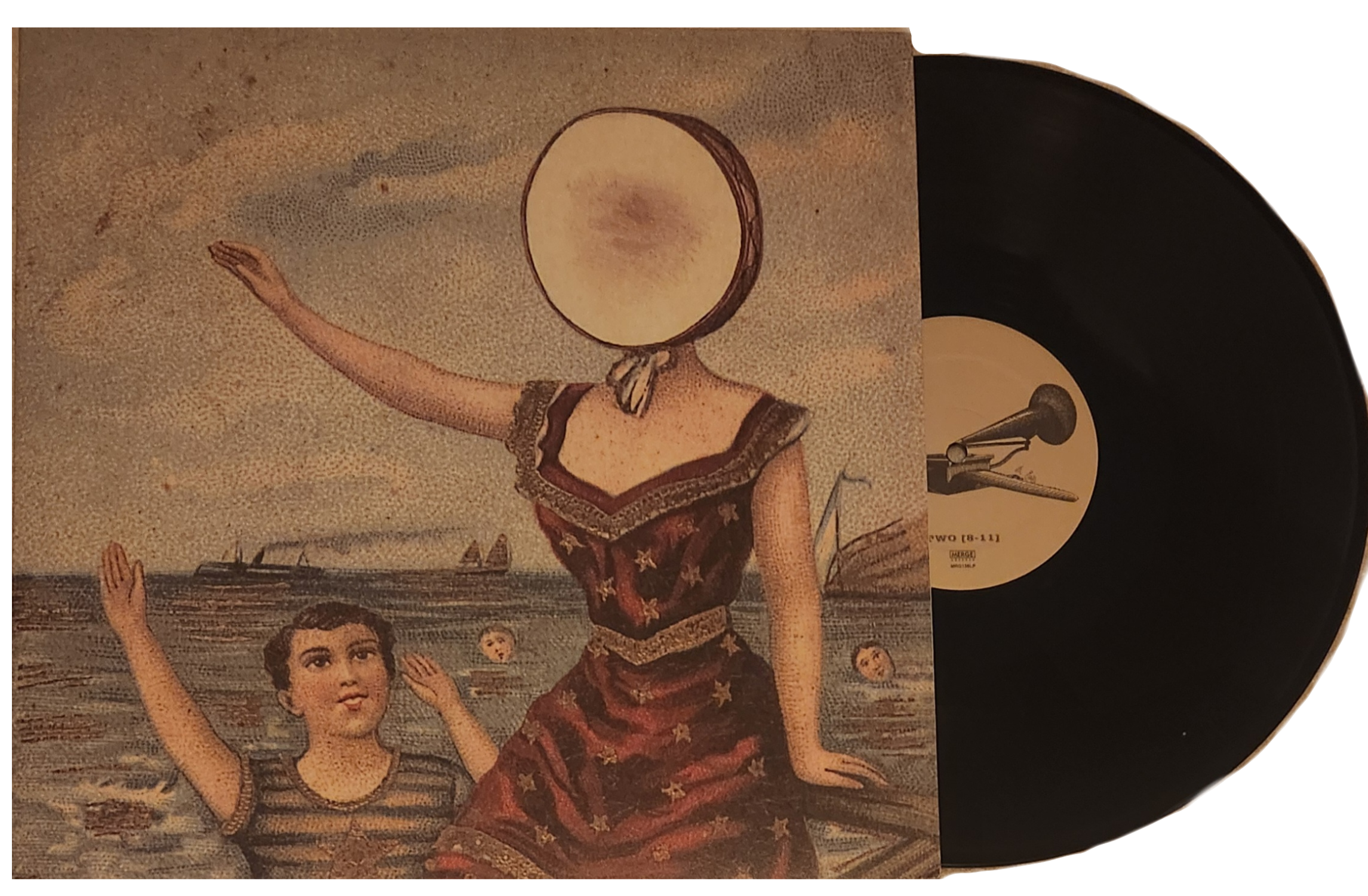 From an aeroplane over the sea